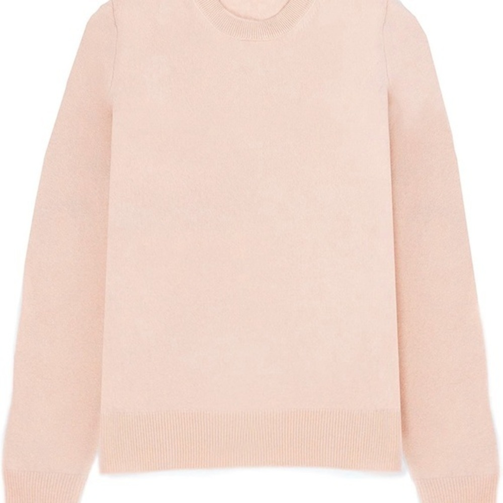 NWT • JENNIE LIU Women's Pure Cashmere Long Sleeve Crew Neck Sweater • Small